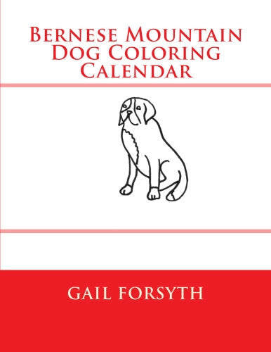 Bernese Coloring Calendar Book