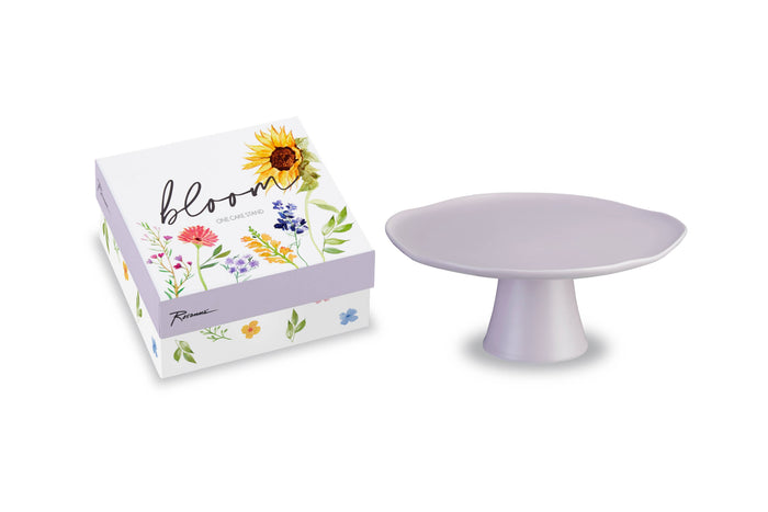 Bloom Pedestal Large Lavender - Cake stand