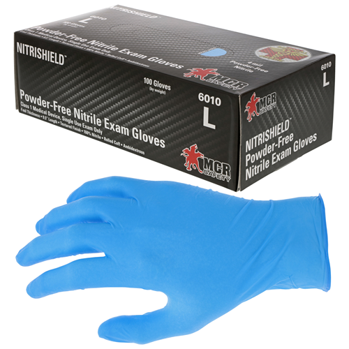 Blue 4 mil Medical grade Nitrile Disp | MCR-6010