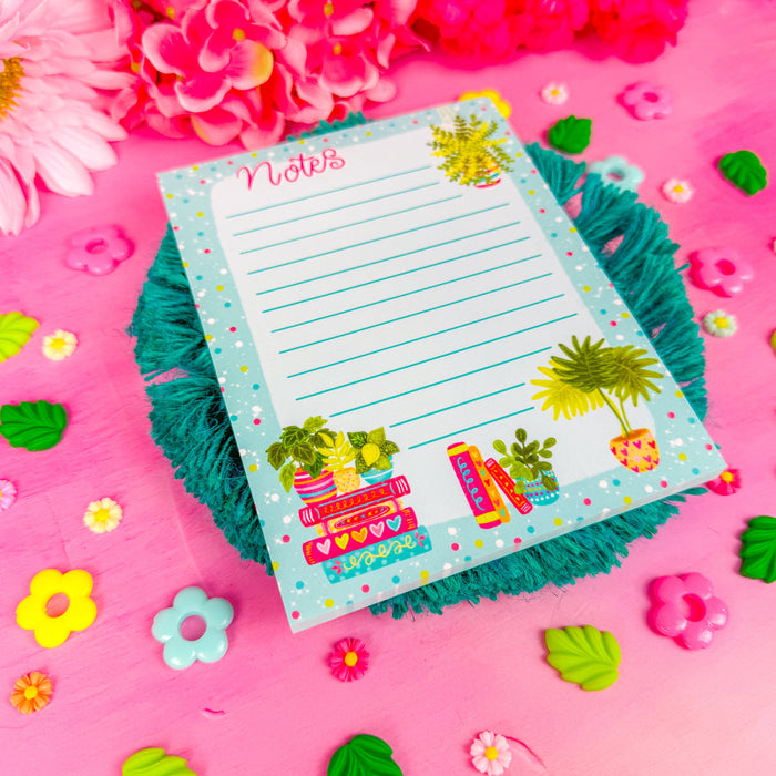 Bookish Plants Notepad 4.25" x 5.5"