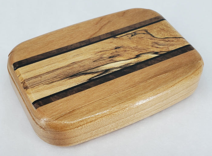 Box - Secret Inlay - Cherry with Spalted Maple