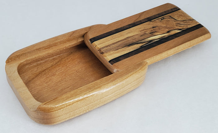 Box - Secret Inlay - Cherry with Spalted Maple