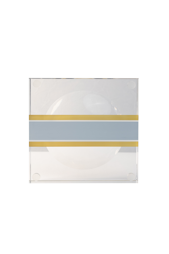Candy Bowl | Clear with Stripe