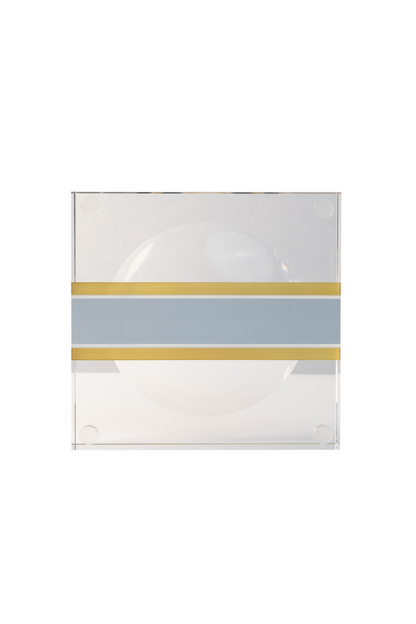 Candy Bowl | Clear with Stripe