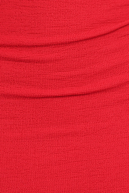 Carey Midi Dress - Red