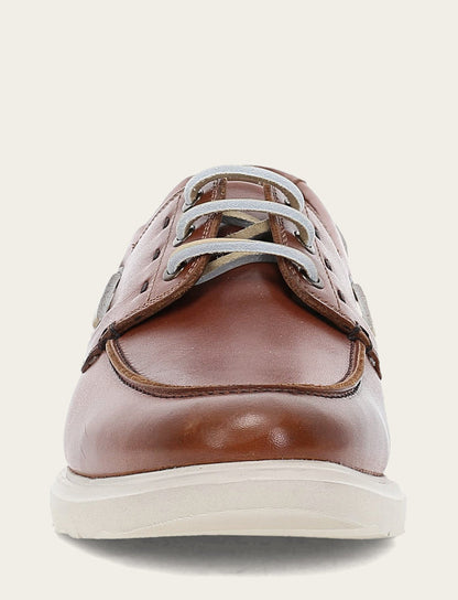Connor Boat Shoe - Caramel - Front