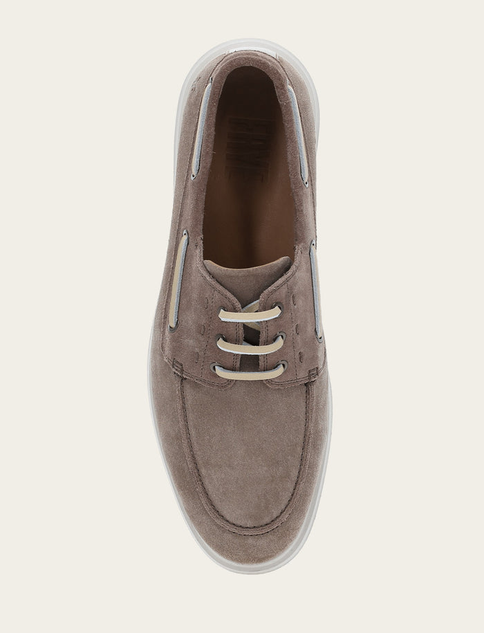 Connor Boat Shoe - Driftwood - Top Down