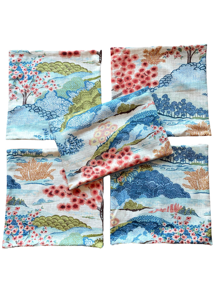 Coral Daintree Pillow Cover - Annabel Bleu