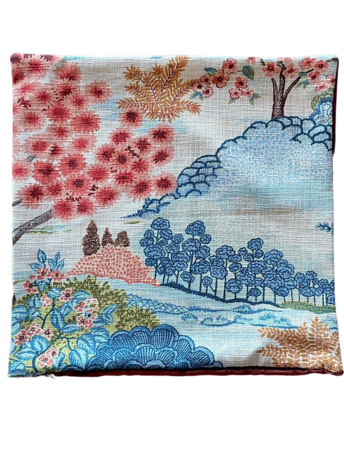 Coral Daintree Pillow Cover - Annabel Bleu
