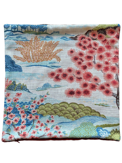 Coral Daintree Pillow Cover - Annabel Bleu