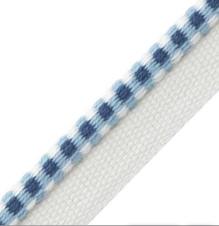 Country Gingham Piping: Available in 4 Colors - Annabel Bleu