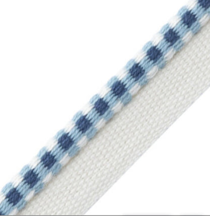 Country Gingham Piping: Available in 4 Colors - Annabel Bleu