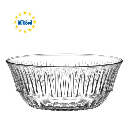 Crystal Glass Serving Bowls - Set of 6