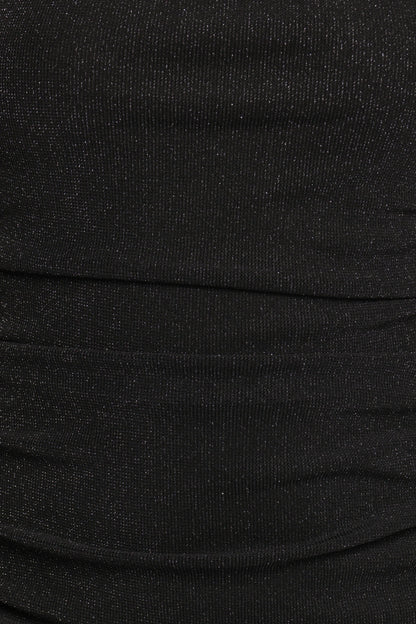Seville Strapless Mini Dress - Black