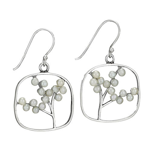 Earrings - Pearl Trees