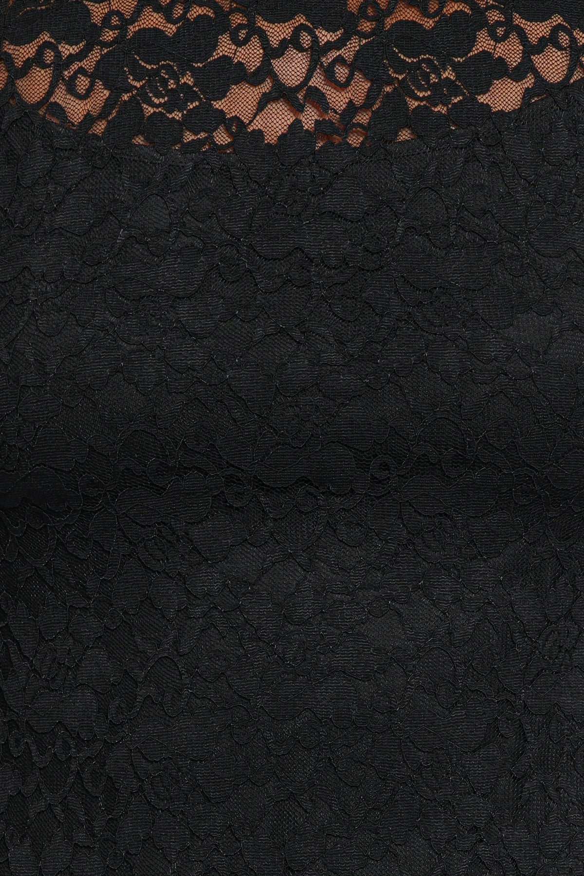 Davina Long Sleeve Midi Dress - Black