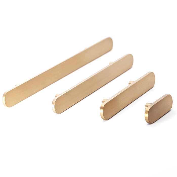 Eclair Tiny Solid Brass Pull Handle