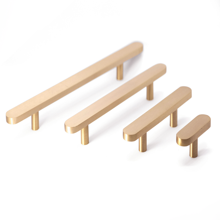 Eclair Tiny Solid Brass Pull Handle