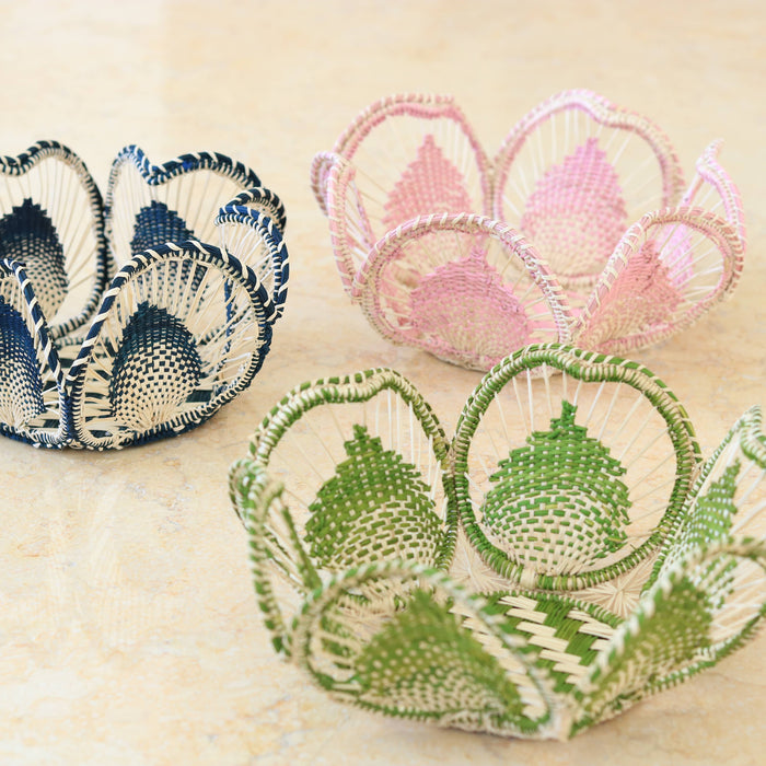 Flora Baby Blue - Bread Basket