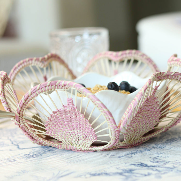 Flora Baby Blue - Bread Basket