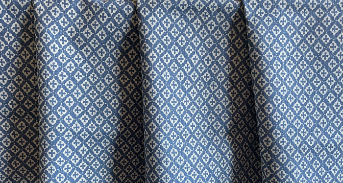 Florentia Azure Bleu Home Decor Fabric / Cotton Upholstery Fabric / Medium weight fabric / Upholstery Fabric - Annabel Bleu