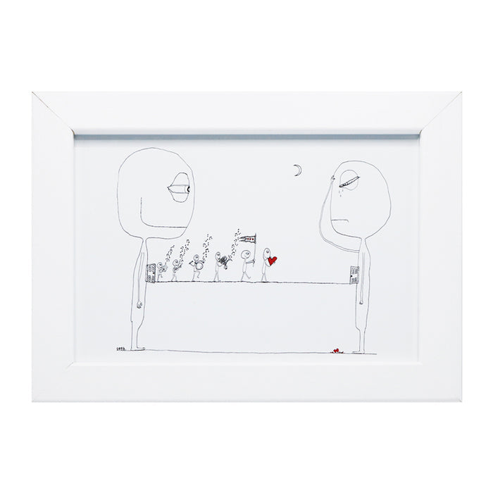 Fortunately Enough (Framed Print)