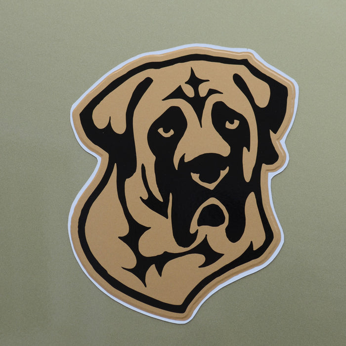 "Full Color Mastiff Head Magnet"