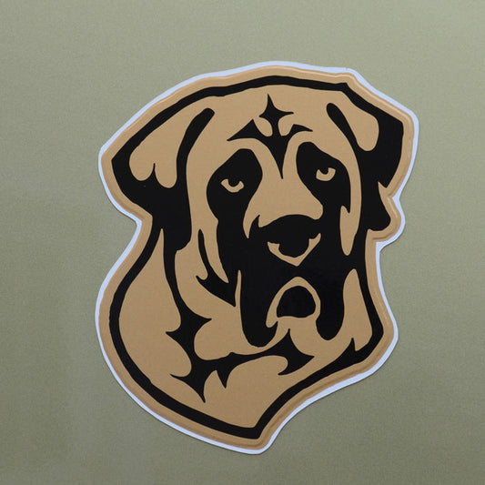 "Full Color Mastiff Head Magnet"