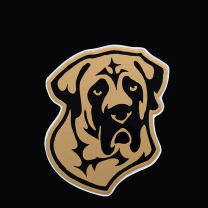 "Full Color Mastiff Head Magnet"