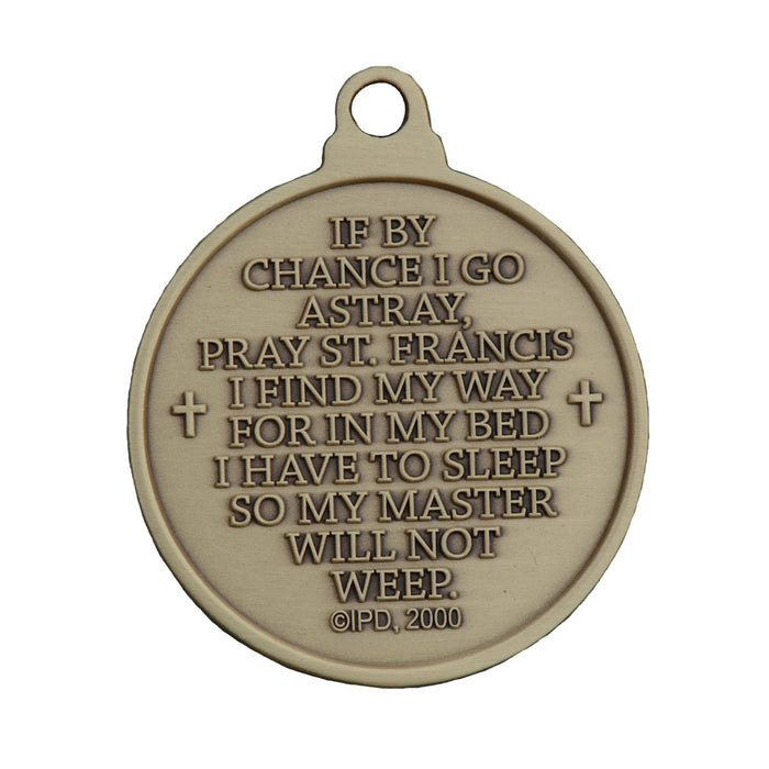 German Shepherd St. Francis Tag