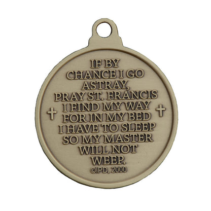 German Shepherd St. Francis Tag