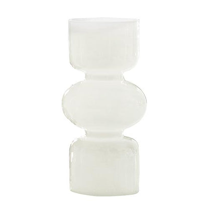 Glass Bubble Large White - Vase