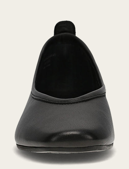 Hayley Ballet - Black - Front