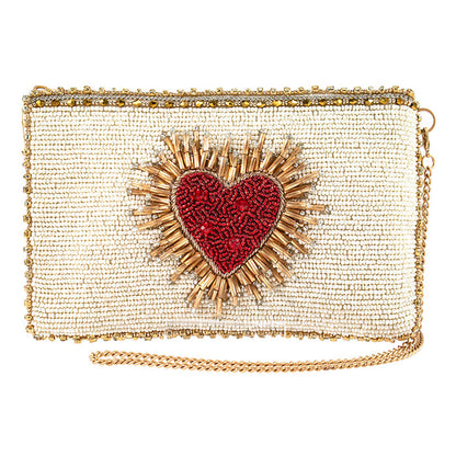 Heart Burst Crossbody Phone Bag