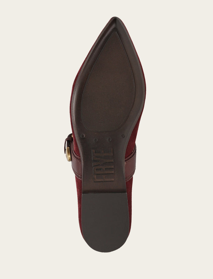 Heather Buckle Mary Jane - Garnet - Sole