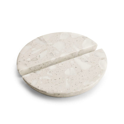Hemi Milky Terrazzo Handle PAIR