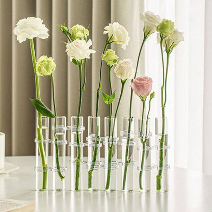 Hinged Flower Vase: 8 tubes