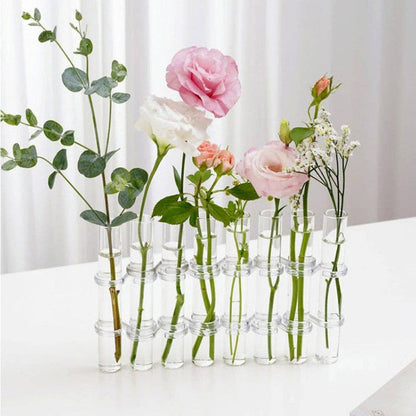 Hinged Flower Vase: 8 tubes