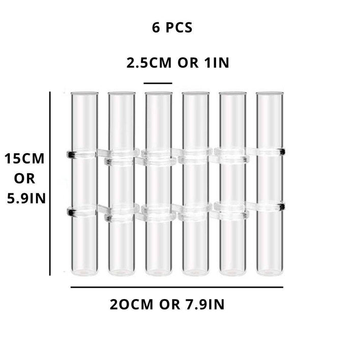 Hinged Flower Vase: 8 tubes