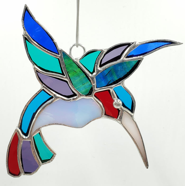 Hummingbird Stained Glass