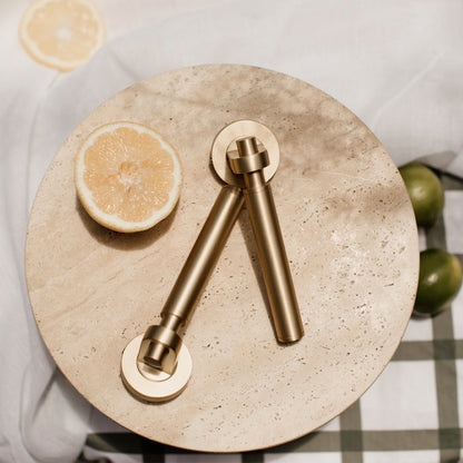 Ivy Solid Brass Door Lever