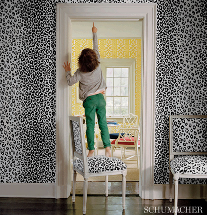 Kate: An Art Deco Schumacher Iconic Leopard Pillow Cover - Annabel Bleu