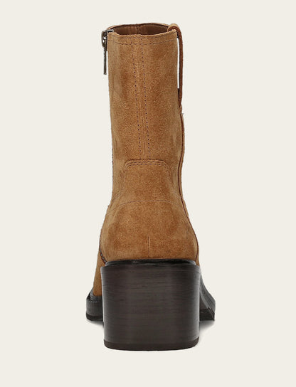 Kate Short Inside Zip - Toffee - Back