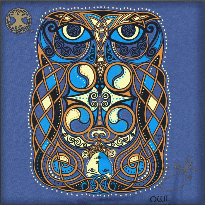 Keltic T-Shirt - Owl Short Sleeved