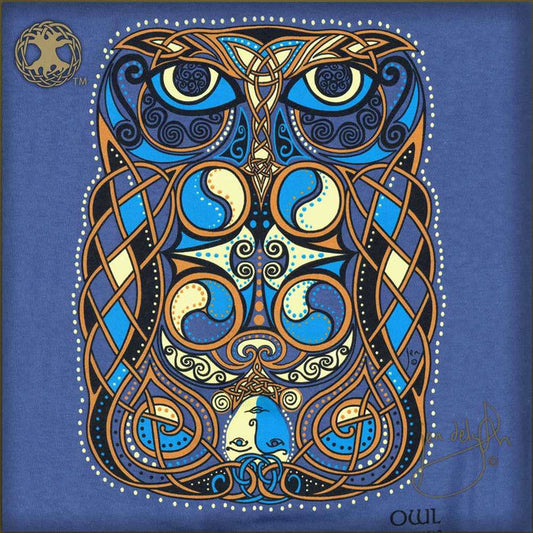 Keltic T-Shirt - Owl Short Sleeved