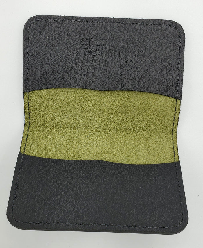 Leather Cardholder - Fleur De Lis