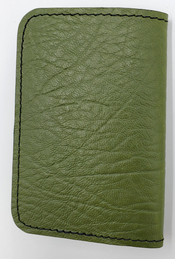 Leather Cardholder - Fleur De Lis