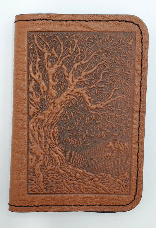 Leather Cardholder - Oak Tree