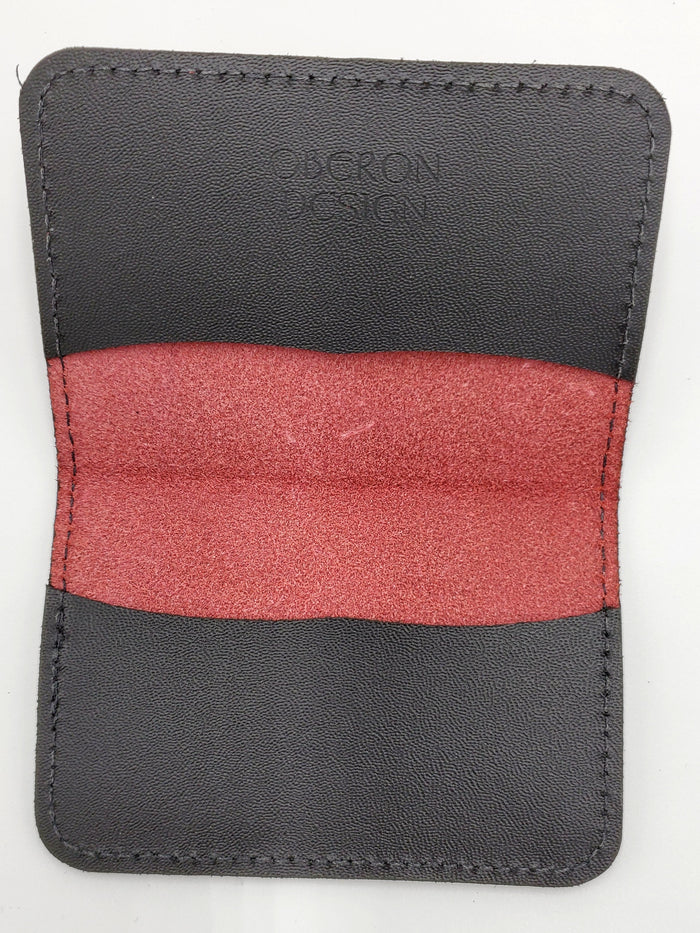 Leather Cardholder - Roses