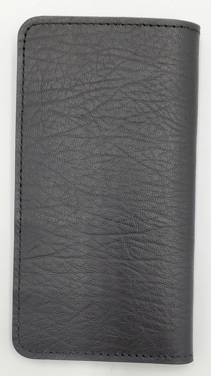 Leather Checkbook Holder/Wallet - Celtic Knot